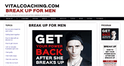 Desktop Screenshot of breakupformen.vitalcoaching.com