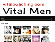 Tablet Screenshot of datingformen.vitalcoaching.com