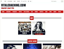 Tablet Screenshot of news.vitalcoaching.com